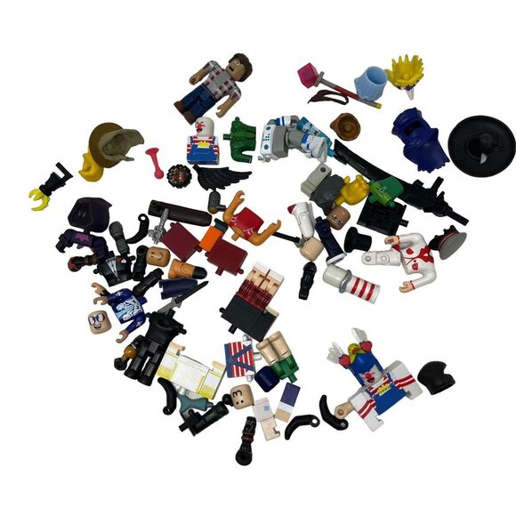 Roblox Mini-figures Miscellaneous Parts And Pieces Lot Heads Body's‎ Legs Arms - Picture 1 of 6